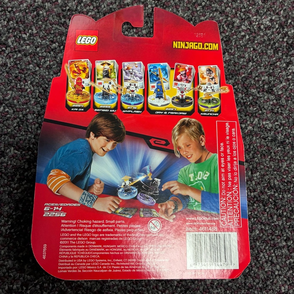 Lego Ninjago Garmadon masters of spinjitzu Spinner Cards NIB 2256 vintage new - Picture 3 of 6